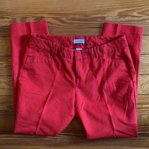 Red Calvin Klein pants